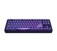 Dark Project Aluminium Celestial (US English) [ANSI] - Tastiera meccanica da gioco, con cavo USB, RGB, G3MS Voidstone, sostituibile a caldo, stabilizzatori ingrassati, alluminio TKL, viola/viola