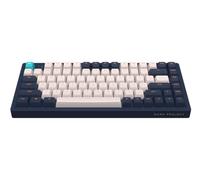 Dark Project KD83A Navy Blue/Ivory (ENG) [ANSI] - Tastiera meccanica da gioco, interruttori G3MS Zaffiro, stabilizzatori ingrassati, retroilluminazione RGB personalizzabile, cavo USB