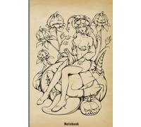 Dark Pumpkin Queen Notebook: Gothic Fantasy Halloween Journal | 120 Lined Pages | 6x9" Spooky Cute Retro Notebook for Witches, Artists & Dreamers