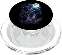 Dark Ravens Sotto la Luna Piena Vintage Fantasy Fulmine PopSockets PopGrip per MagSafe