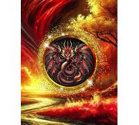 Dark Realms: A Fantasy Composition Notebook College Ruled: With a Demonic Touch - fantasy creatures |Journal for work, school, office, home office, diary | 110 lined Pages with a quote 8.5x11"