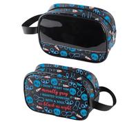 Dark Romance Book Inspired Gift Skull Clear Cosmetic Bag Dark Romance Bookish Regalo per libro Nerd, At This Age Bag