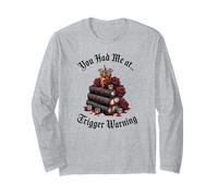 Dark Romance Merch,You Had Me At Trigger Warning Book Club Maglia a Manica