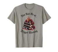 Dark Romance Merch,You Had Me At Trigger Warning Book Club Maglietta