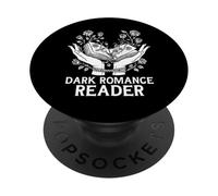 Dark Romance Reader Gothic Fantasy Spicy Bookworm PopSockets PopGrip Adesivo