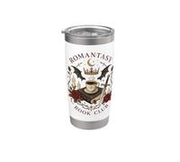 Dark Romance Reader Gothic Roses Luna Corona Estetica Bicchiere termico in acciaio inox doppia parete