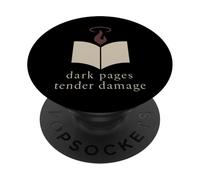Dark Romance Reader Villain Era Moralmente Grigio Libro Regalo PopSockets PopGrip Adesivo