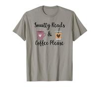 Dark Romance Smutty Reads & Coffee Please Spicy Books Smutt Maglietta