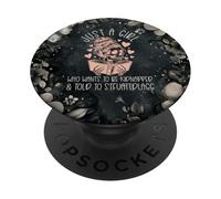 Dark Romance Trope Smutt Amante dei libri Brava ragazza STFUATTDLAGG PopSockets PopGrip Adesivo