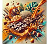 Dark Sesame Chocolate Affair - Concentrato di aromi di sesamo, cacao e nocciola - Vegano - Sasami - 100ml