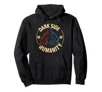 Dark Side of Humanity - Figura Mitica Bicolore Felpa con Cappuccio