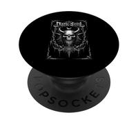 Dark Soul Cornuto Teschio Demone Occulto Gotico PopSockets PopGrip Adesivo