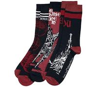 Dark Souls Bonfire Uomo Calzini multicolore 75% Cotone, 20% Poliammide, 5% Elastam