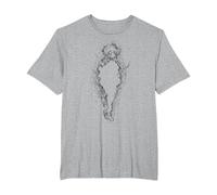 【Dark Souls】 Dark Souls 015 Maglietta, Uomo Taglie Grandi, Grigio Melange, 5X Tall