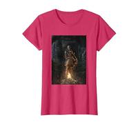 【Dark Souls】 Dark Souls 025 Maglietta, Donna, Rosso mélange, L