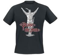Dark Souls Praise The Sun Uomo T-Shirt Nero M 100% Cotone Regular