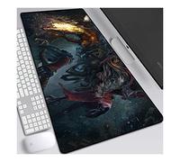 Dark Souls Tappetino per XXL Mouse da Gioco - Gaming Mousepad Extra Grande 900 x 400mm - Pad 3mm con Base in Gomma Antiscivolo - Spessore 3mm Anime Tappetino Mouse, C