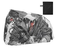 Dark Style Pericoloso Freddo Look Personaggio Pugnale Copertura Impermeabile per Bici con Fori di Bloccaggio Anti Polvere Pioggia Neve UV Storage Moto Copertura Adatto per la maggior parte dei funda