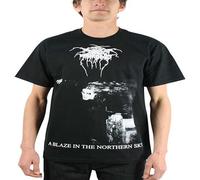 Dark Thorne A Blaze in The Northern Sky T Shirt Black T-Shirt Black L