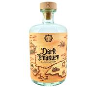 Dark Treasure London Dry Gin, Gin Artigianale Italiano Premium - 42% vol. (70cl)