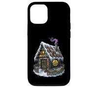 Dark Witch Cottagecore Gingerbread Yule, arte natalizia pagana Custodia per iPhone 12/12 Pro