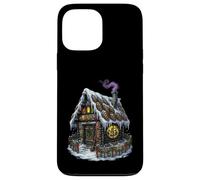 Dark Witch Cottagecore Gingerbread Yule, arte natalizia pagana Custodia per iPhone 13 Pro Max