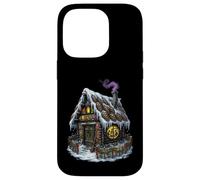 Dark Witch Cottagecore Gingerbread Yule, arte natalizia pagana Custodia per iPhone 14 Pro