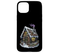 Dark Witch Cottagecore Gingerbread Yule, arte natalizia pagana Custodia per iPhone 15 Plus