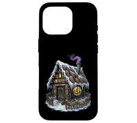 Dark Witch Cottagecore Gingerbread Yule, arte natalizia pagana Custodia per iPhone 16 Pro