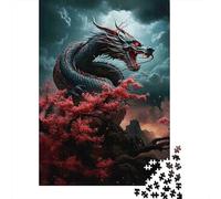 DarkDragon Puzzle in Pezzi StormCherry 1000 Pezzi Carta Riciclata Per Donne, Regali Per Uomini Puzzle Divertente Regalo E Attività Per La Casa 70x50cm/1000pcs