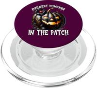 Darkest Pumpkin In The Patch For Goth Mom Floral Halloween PopSockets PopGrip per MagSafe