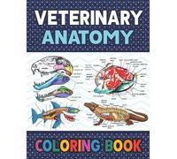 Darkeylone Publication Veterinary Anatomy Coloring Book (Tascabile)