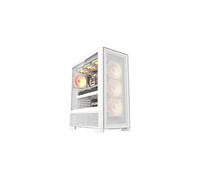 DARKFLASH TECH CASE PER PC AIRNOVA - Bianco, 3 ventole incluse, USB Tipo-C, supporto E-ATX
