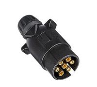 DARKGUARD 1 Pezzo Spina 7Poli Rimorchio 12v,Spina 7Poli per Macchine Agricole, ISO1724,Impermeabile,Presa 7Poli 12v Maschio, Spina 7Poli per Rimorchio Trattori Portabici Auto RV (DG7PS-1)