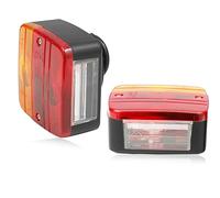 DARKGUARD 12v Luci Posteriori Lampadina Per Rimorchio,2x Rimorchio Posterior 12v Fanali Posteriori, Impermeabile Universale Camion Lampada Del Freni Illuminazione Per Caravan Rimorchi E-Mark