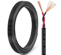 DARKGUARD Cavo Elettrico 2 Fili per Auto Rimorchio 0,5mm², 12V/24V Cavo Piatto per Rimorchio a 2 conduttori 5M, Flessibile Filo di Rame per Luci Caravan Camion LED Illuminazione