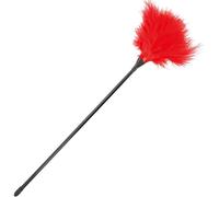 Penna con Piume per Giochi Sensuali Darkness - 42 cm, Rosso