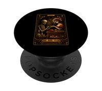 Darkness Skeleton Nail Boss The Nail Techs Life Tarocchi Carta PopSockets PopGrip Adesivo
