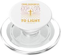 Darkness To Light Bibbia Versetto Christian Peter 2:9 Born Again PopSockets PopGrip per MagSafe