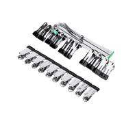 Darkroom Film Asciugatura Hanging Rack Telaio Pieghevole Gancio Antivento 10 Clip Per 35mm 120/135 Film Accessori