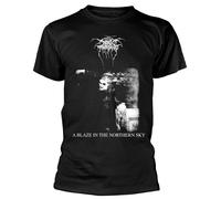 Darkthrone 'A Blaze In The Northern Sky' (Nero) T-Shirt - NUOVO E UFFICIALE