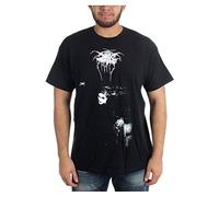 Darkthrone A Blaze in The Northern Sky Uomo T-Shirt Nero 100% Cotone Regular