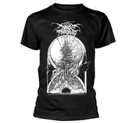 Razamataz Darkthrone - Maglietta a maniche corte unisex con scritta "Lone Pines of The Lost Planet", Nero , M