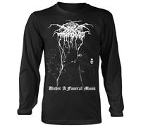 Darkthrone 'Under A Funeral Moon' (Noir) Camicia a maniche lunghe - NUOVO