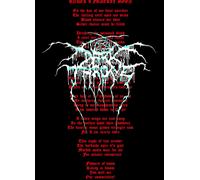 DARKTHRONE - UNDER A FUNERAL MOON - POSTER LYRICS / TOPPA VINILICA / STICKER