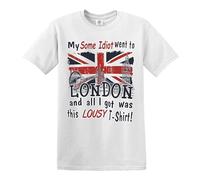 Darkwear Sono andato a Londra City | Divertente | Souvenir Vintage | Amante del Turismo |, Qualche idiota è andato, L