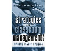 Darlene Anderson Wilson Strategies for Classroom Management, K-6 (Tascabile)