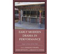 Darlene Farabee Early Modern Drama in Performance (Copertina rigida)
