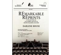 Darlene House Remarkable Reprints (Tascabile)