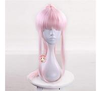 DARLING in FRANXX 02 Zero Two Long Ponytail Wig Cosplay Costume CODICE 002 Parrucche sintetiche resistenti al calore per capelli da donna rosa MZ-1264